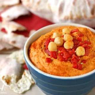 Roasted Red Pepper and Garlic Hummus