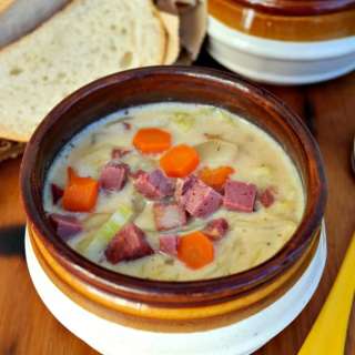 Corned beef and Cabbage Chowder from Leftovers