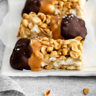 Salted Nut Roll Bars