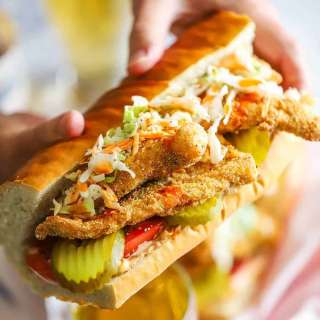 Fried Catfish Po-Boy