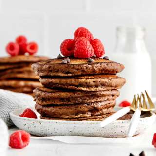 Double Chocolate Pancakes
