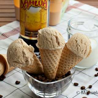 Coffee and Kahlua Gelato