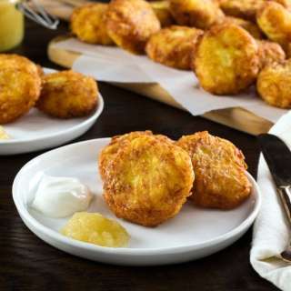 Gluten Free Crispy Yukon Gold Latkes