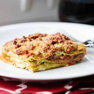 Rustic Lasagna With Fresh Spinach Pasta
