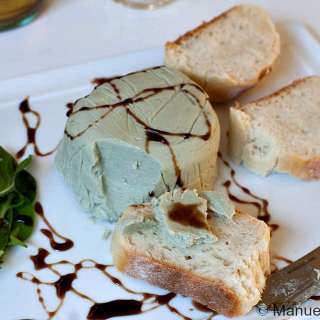 Honey and Gorgonzola Piquant Terrine with Balsamic Glaze