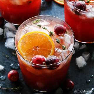 Cranberry Gin and Tonic