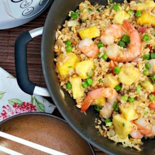 Pineapple Fried Rice With Shrimp