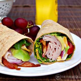 Turkey Wrap with Honey Mustard Sauce
