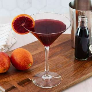 Blood Orange Manischewitz Cocktail