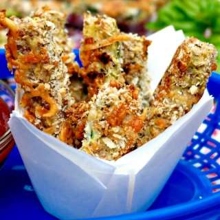 Crunchy Baked Zucchini Sticks