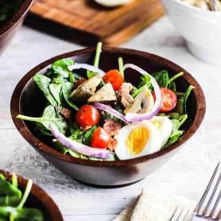 Warm Spinach and Bacon Salad
