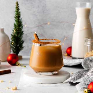 Cinnamon-Spiced Eggnog White Russian