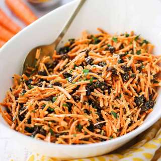Carrot and Raisin Salad with Curry Dressing