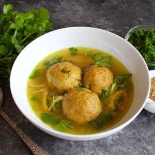 Yemenite-Style Matzo Ball Soup