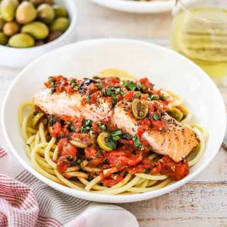 Salmon Puttanesca