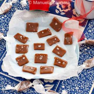Soft Vanilla and Pink Salt Caramels