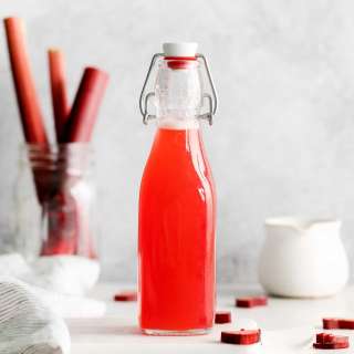 Ruby Rhubarb Syrup
