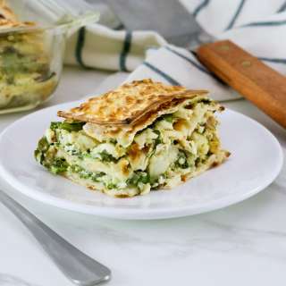 Spinach, Feta and Artichoke Matzo Mina