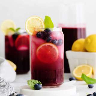 Blueberry Basil Lemonade