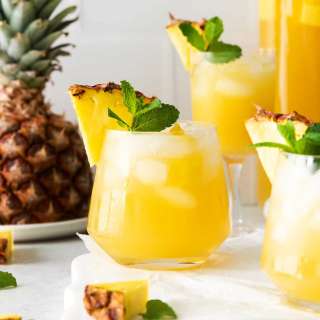 Pineapple Mint Julep Sangria