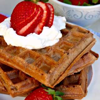 Whole Wheat Chocolate Waffles