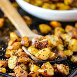 Roasted Potatoes with Balsamic and Herbs