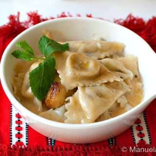 Mint & Potato Triangolini with Burnt Butter
