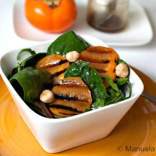 Grilled Fuji Fruit, Spinach and Rocket Salad