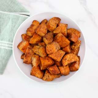 Curry Roasted Sweet Potatoes