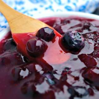 Sugar-free Cinnamon Blueberry Sauce