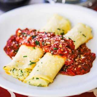 Homemade Stuffed Manicotti