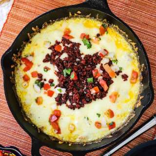 Queso Fundido with Chorizo