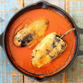 Chiles Rellenos Stuffed with Mexican Queso