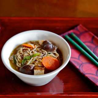 Japanese Beef and Vegetable Hot Pot (Sukiyaki)
