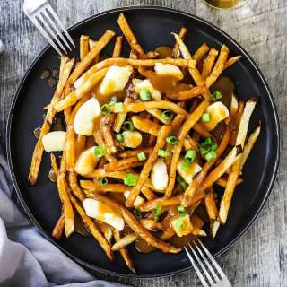 Poutine with Homemade French Fries and Gravy