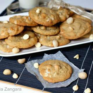 White Chocolate and Macadamia Cookies