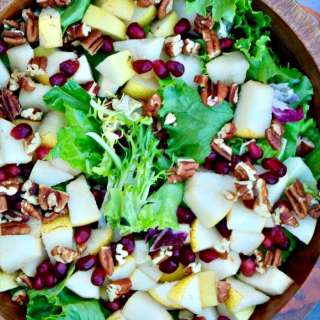 Harvest Salad with Asian Pears With Dijon Vinaigrette