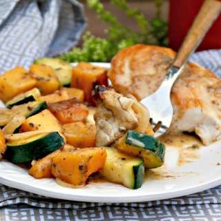 Chicken and Butternut Squash with Coconut Cream Sauce