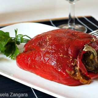 Stuffed Capsicums - Peperoni ripieni