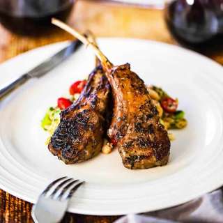 Grilled Marinated Lamb Chops