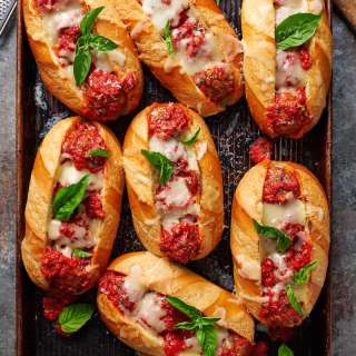 Easy Italian Meatball Sub Sandwiches