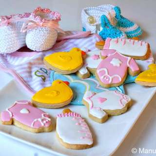 Baby Shower Shortbread Cookies