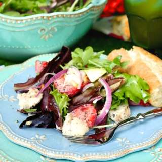 Avocado Chicken Salad with Poppyseed Dressing