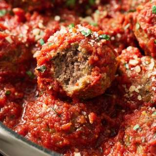 Easy Baked Meatballs