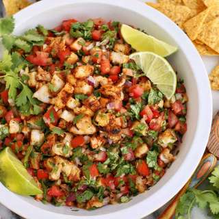 Grilled Shrimp Ceviche