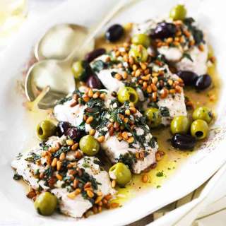 Mediterranean-Style Baked Red Snapper