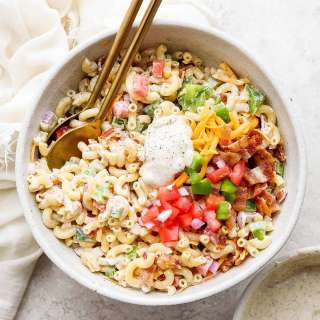 Bacon Ranch Pasta Salad