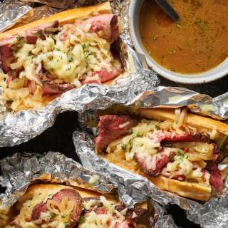 French Onion French Dip Sandwiches