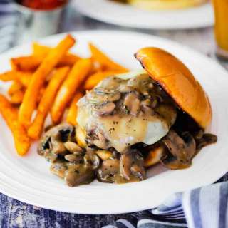 Mushroom Swiss Burger