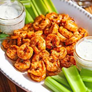 Grilled Buffalo Shrimp